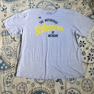 Wolverines adidas tee